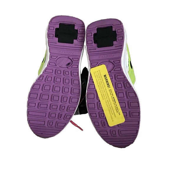 HEELYS Force HE100881 Black Pink Neon Multi Color Shoes Youth 6/ Women's 7 *READ - Picture 10 of 15